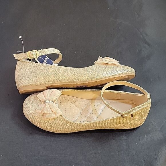 BRAND NEW TAHARI MARY BOWKNOT DESIGN ANKLE STRAP GLITTER EMBROIDERY SHOE - Picture 12 of 14